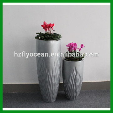 FO-237 Outdoor Garden Fiberglass flower planter for Decor