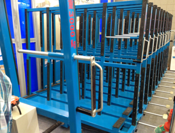 20 Shelves Glass Storage Rack Systems