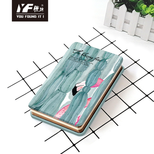 Metal Cover Notebook Flamingo and cactus style cute metal cover notebook Supplier