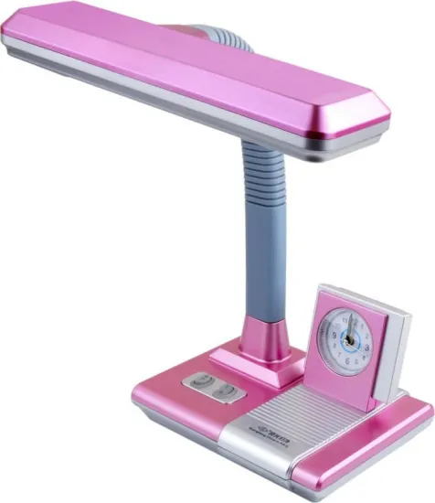 Two Grades Desktop Lamp with Clock/ Study Desk Lamp