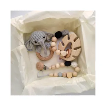 Creative Handmade Elephant Teether Necklace