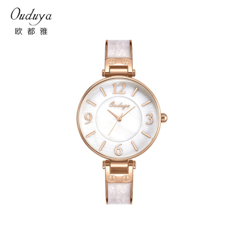 OUDUYA แฟชั่น British Retro Student Quartz Ladies Watch