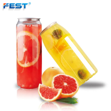 Fest Customized PET Bottle and Can Containers for Beverages
