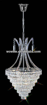 Hotel pendant chrome crystal chandelier D1014-8