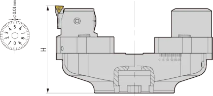 Large Diameter Boring Tool For Finishing