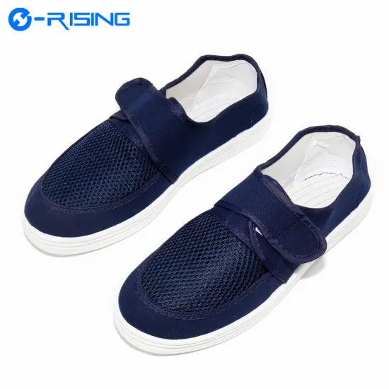 High-Quality ESD Safety Shoes with Pu Conductive Insole for Cleanroom Use
