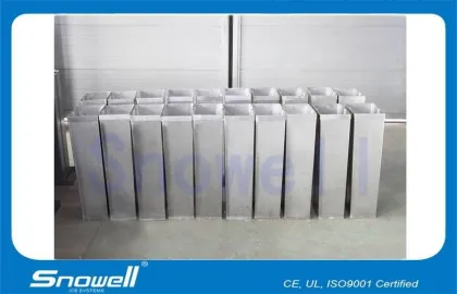 20ton Automatic Block Ice Machines For Aquatic Products , Water Cooled Lg Control