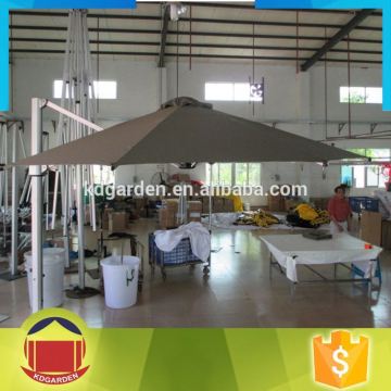 Silver Coating Straw Beach Umbrella