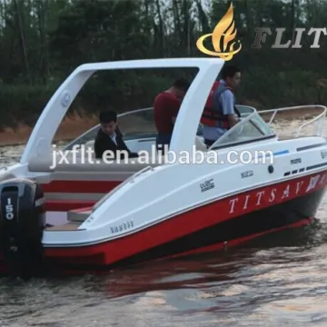 Affordable Half Cabin Boat FRP Boats Sport Leisure Boat Recreational Boat