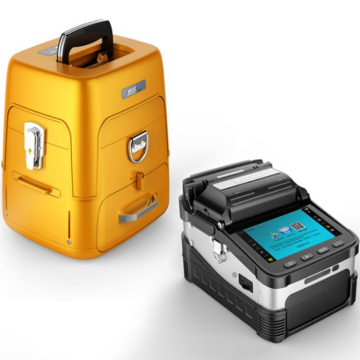 Cheapest Automatic AI Fiber Fusion Splicer with 15-Second Heat Time and Handheld Optical Fiber Identifier