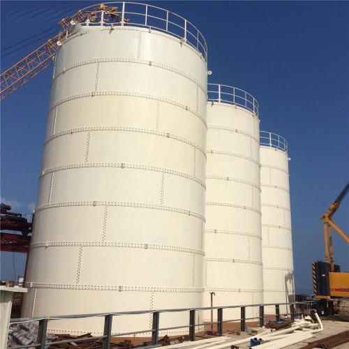 Silo de cimento de mistura de concreto estacionário