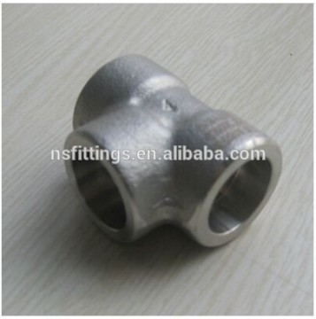 F5 F11 F12 3000# stainless steel SW Tee ASME B16.11