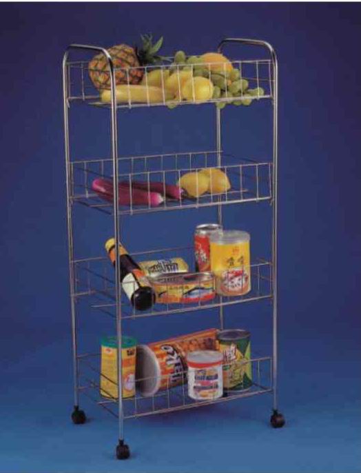 4 Tier Kitchen Storage Trolley