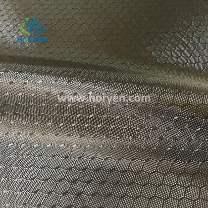 Lightweight blue red yellow carbon fibre aramid fabric