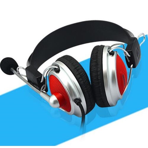 Headset Bisnis dengan Mic Mute Noise Cancelling