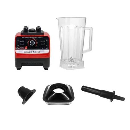 Factory Direct Large Commercial 4500W Silver Crest Double Cup 2L Blender