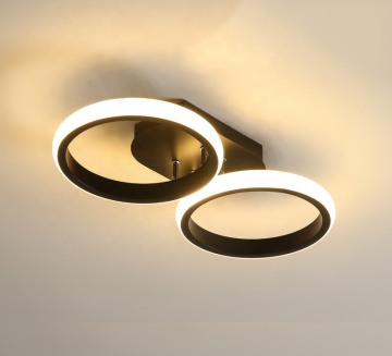 Indoor LED Ceiling Lamp for Bedroom and Living Room - 20W/22W/32W/36W, Suitable for Corridor and Balcony, Black/White, 110-220V CE AC