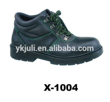 leather upper safety shoe