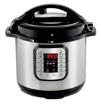 11 Preset Menu Electric Steamer & Smart Pressure Cooker with Digital Slow Rice Cooker Options