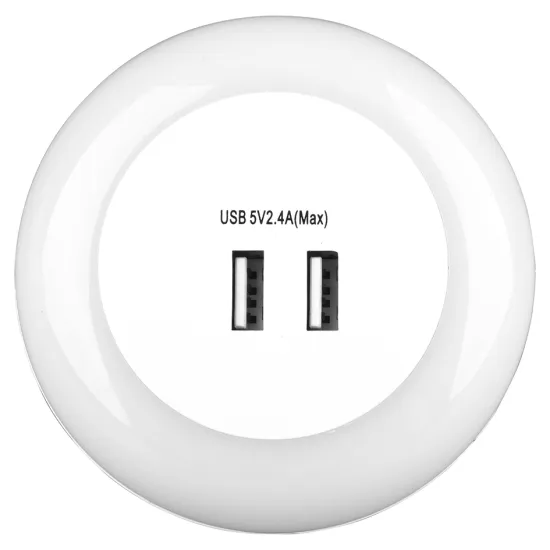 Europe Plug LED Night Light with Dual USB Charging Port: Your All-in-One Convenience Solution