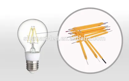 dimmable filament led electric light bulb