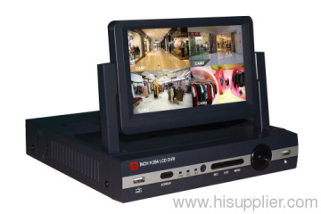 8ch 7inch Lcd H.264 All In One Dvr Recorder Security Dvr 