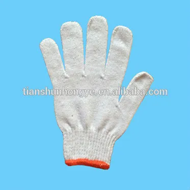 Bleach White Cotton gloves work gloves