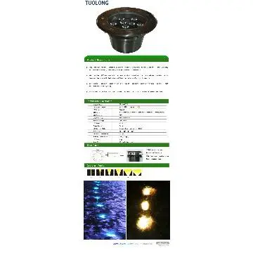 9W recessed led underwater light for swim pool high power led underwat
