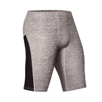 Calça de meio poliéster de ginástica para homens