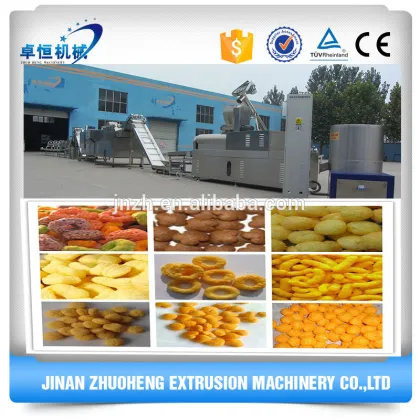 corn flour snack food extruder machine