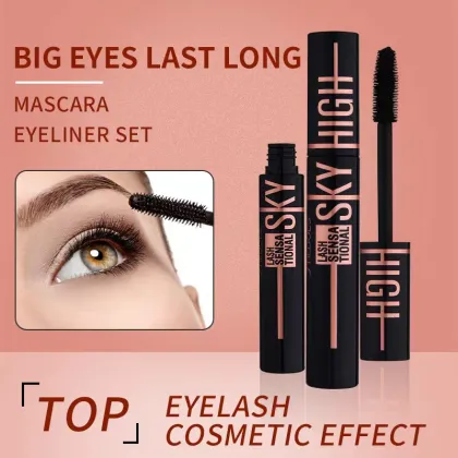 Waterproof 3D Sky Lash Mascara: Long-Lasting Lengthening Formula