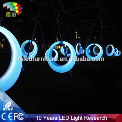 Waterproof LED Outdoor Swing/Circular Glowing Hammocks