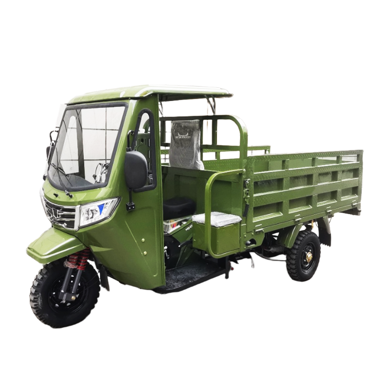 Zhanlong-5th-with-Semi-cab tricycle