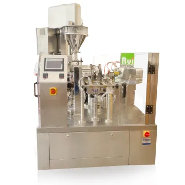 Automatic R10-160 Doypack Rotary Packing Machine for Powder with Zipper Fills and Seals Ziplock Pouches