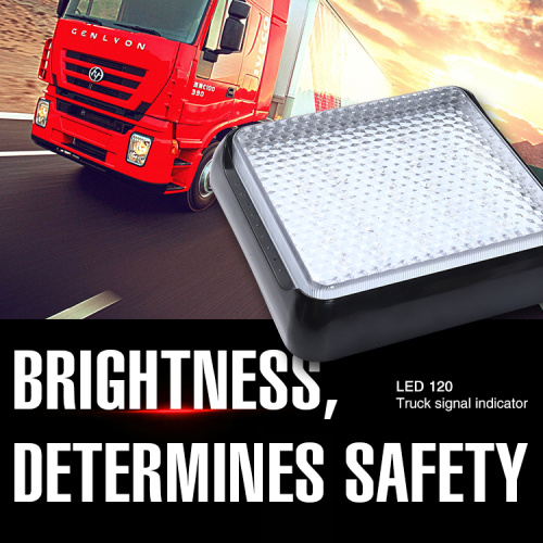 લંબચોરસ એલઇડી 12/24 વી પૂંછડી લાઇટ ટ્રક ટ્રેલર સ્ટોપ રીઅર રિવર્સ ઓટો ટર્ન સિગ્નલ સૂચક લેમ્પ બેક અપ એલઇડી લાઇટ્સ