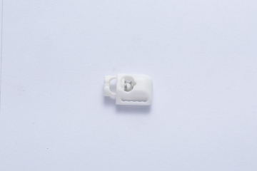 Single hole alloy clothing rope buckle