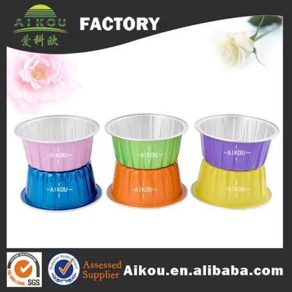 Disposable ice cream and cupcake baking cups