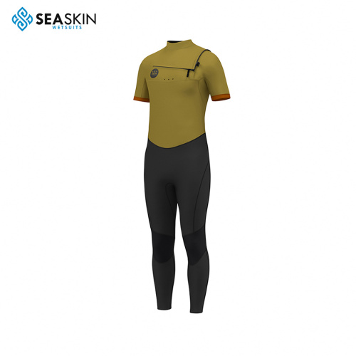 Seaskin 2025 New Arrival 4/3mm Zipperless Men Wetsuit