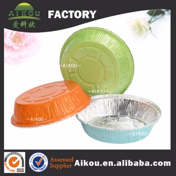 Attractive non stick disposable aluminum foil baking pan pie pan muffin pan