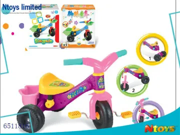 6511816 CARTOON TRICYCLE BABY CART