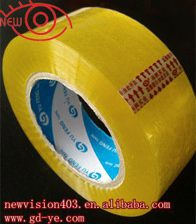high quality bopp packing tape /clear water base acrylic bopp packing adhesive tape