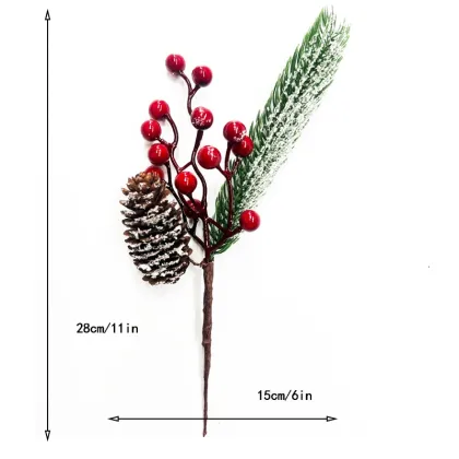 Christmas Artificial Faux Cedar Branches and Pine Leaves for Garland and Wreaths