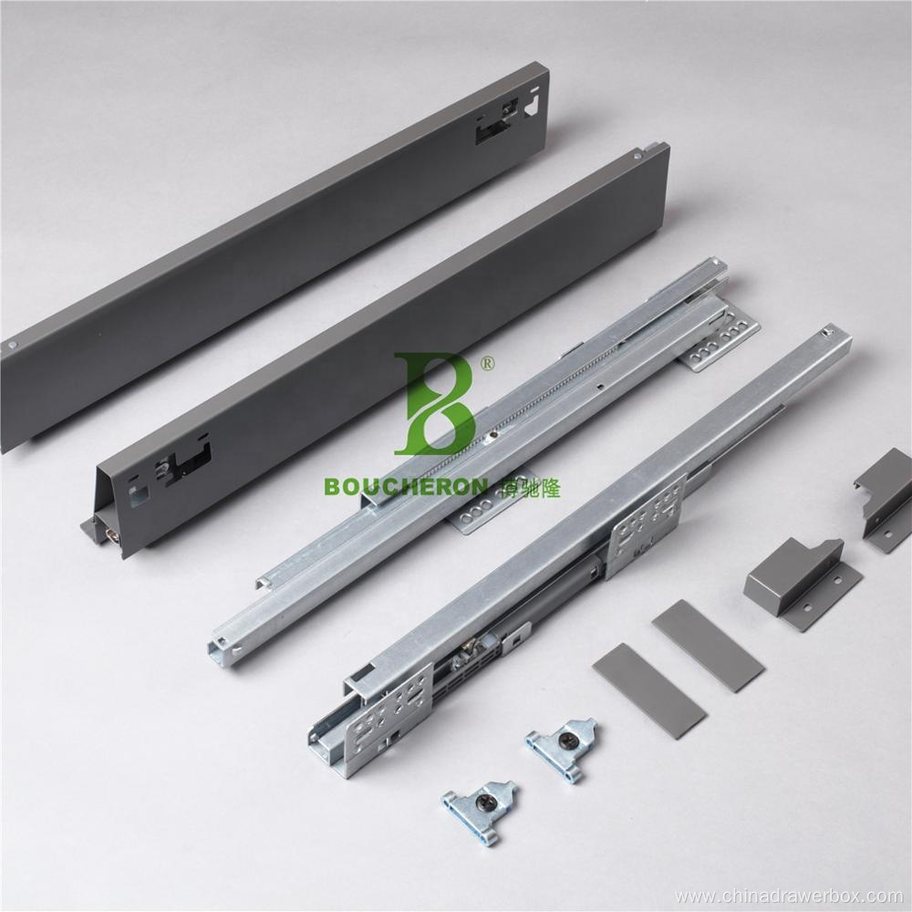 full extension soft closing drawer slide kitchen drawer