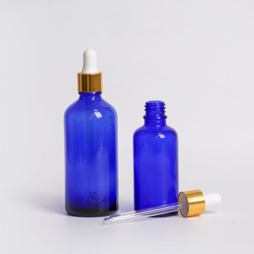 Botella de vidrio de loción de perfume de aceite esencial