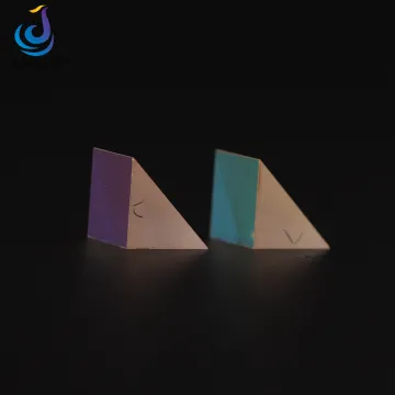 45 Degree Angle Optical Glass Right Angle Prism 54x54x54mm Anti-Reflection Coating