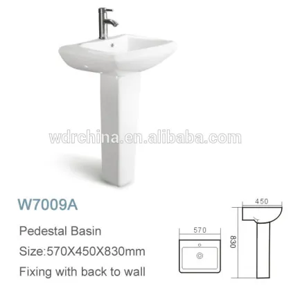 Pedestal washing ceramic sanitary ware mold