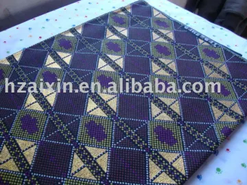 100% cotton African batik fabric--printing and dyeing cloth