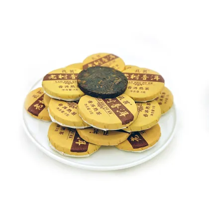 Organic Pu'Er Tea Portable Packaging - Ancient Tree Ripe Pu'Er Tea Bags