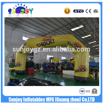 Selling giant advertising inflatable finish line arch for activity