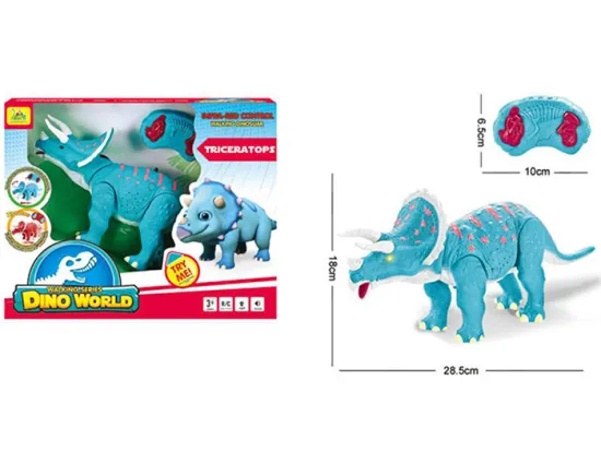 DINOSAUR ISLAND TOYS INFRARED R/C DINOSAUR , WITH SOUND AND LIGHT